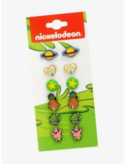 Nickelodeon Character & Icon Stud Earring Set - BoxLunch Exclusive -BoxLunch Shop 12209673 av1