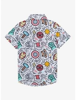 Marvel Icons Toddler Woven Button-Up - BoxLunch Exclusive -BoxLunch Shop 13284933 av1