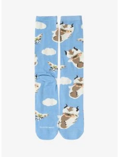 Avatar: The Last Airbender Appa & Momo Crew Socks - BoxLunch Exclusive