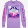 Sailor Moon Group Katakana Vaporwave Long Sleeve T-Shirt - BoxLunch Exclusive -BoxLunch Shop 13552343 hi