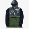 Naruto Shippuden Anbu Camo Quarter-Zip Anorak Jacket - BoxLunch Exclusive -BoxLunch Shop 13941807 hi