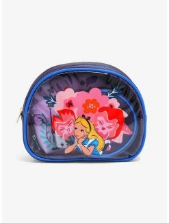 Disney Alice In Wonderland Floral Cosmetic Bag Set - BoxLunch Exclusive