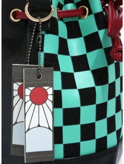 Demon Slayer: Kimetsu No Yaiba Tanjiro Crossbody Bucket Bag - BoxLunch Exclusive -BoxLunch Shop 14980290 av3
