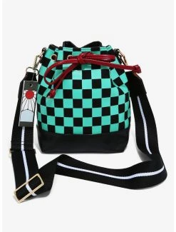 Demon Slayer: Kimetsu No Yaiba Tanjiro Crossbody Bucket Bag - BoxLunch Exclusive