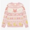 Sailor Moon Luna & Sailor Guardian Symbols Women's Holiday Sweater - BoxLunch Exclusive -BoxLunch Shop 15068342 hi
