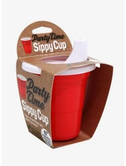 Boxlunch Party Time Red Sippy Cup -BoxLunch Shop 15087700 av2