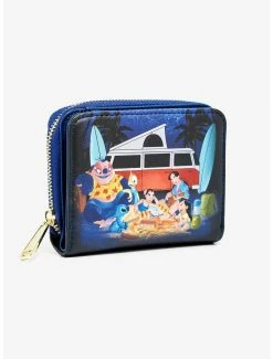 Our Universe Disney Lilo & Stitch Camping Trip Small Zip Wallet - BoxLunch Exclusive