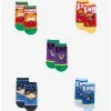 Neon Genesis Evangelion Chibi Characters Ankle Sock Set - BoxLunch Exclusive