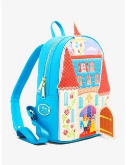 Her Universe Disney Beauty And The Beast Swinging Door Castle Mini Backpack - BoxLunch Exclusive -BoxLunch Shop 15405307 av2