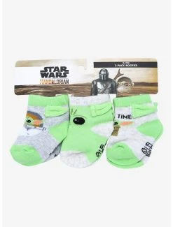 Star Wars The Mandalorian The Child Infant Sock Set - BoxLunch Exclusive -BoxLunch Shop 15411486 av3
