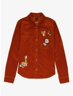 Boxlunch Her Universe Disney The Fox And The Hound Always Be Friends Corduroy Shacket