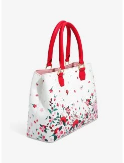 Loungefly Disney Winnie The Pooh Red & Pink Flowers Floral Handbag - BoxLunch Exclusive -BoxLunch Shop 15471849 av1