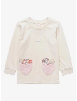 Our Universe Disney Princess Heart Pockets Long Sleeve Toddler T-Shirt - BoxLunch Exclusive