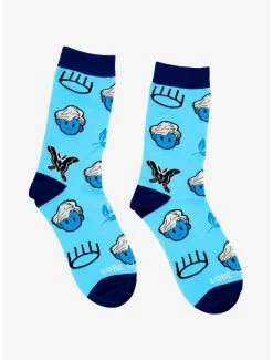 Lore Olympus Hades Crew Socks - BoxLunch Exclusive -BoxLunch Shop 15630055 av1
