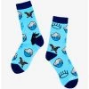 Lore Olympus Hades Crew Socks - BoxLunch Exclusive -BoxLunch Shop 15630055 hi