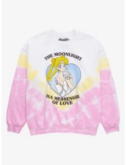 Sailor Moon Princess Serenity Messenger Of Love Tie-Dye Crewneck - BoxLunch Exclusive