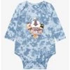 Avatar: The Last Airbender Chibi Gaang Group Portrait Tie-Dye Infant One-Piece - BoxLunch Exclusive -BoxLunch Shop 15805552 hi