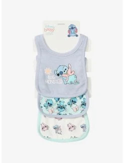 Disney Lilo & Stitch Little Monster Stitch Infant Bib Set - BoxLunch Exclusive -BoxLunch Shop 15890080 av2