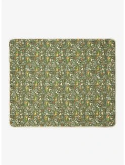 Disney Peter Pan Chibi Characters Allover Print Swaddle Blanket - BoxLunch Exclusive -BoxLunch Shop 15894429 av2