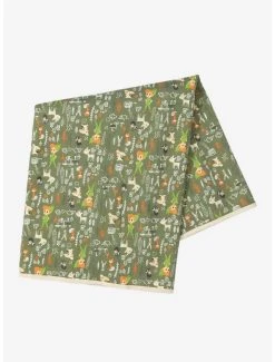 BoxLunch Shop 31 Disney Peter Pan Chibi Characters Allover Print Swaddle Blanket - BoxLunch Exclusive