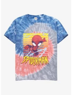 Spider-Man Sunset Youth Tie-Dye T-Shirt - BoxLunch Exclusive