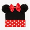 Disney Minnie Mouse Youth Pom Cuff Beanie - BoxLunch Exclusive -BoxLunch Shop 15912471 hi