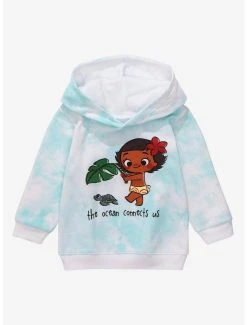 Disney Moana Ocean Connects Us Toddler Tie-Dye Hoodie - BoxLunch Exclusive