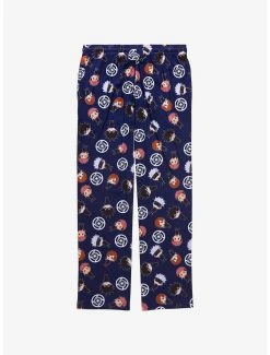 Jujutsu Kaisen Chibi Jujutsu Sorcerers Allover Print Sleep Pants - BoxLunch Exclusive -BoxLunch Shop 16038238 av1