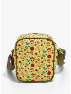 Boxlunch Loungefly Disney Bambi Floral Portrait Allover Print Crossbody Bag -BoxLunch Shop 16051466 av2