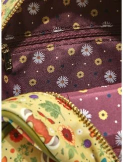 Boxlunch Loungefly Disney Bambi Floral Portrait Allover Print Crossbody Bag -BoxLunch Shop 16051466 av3