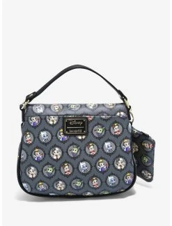 Loungefly Disney Villains Chibi Portraits Crossbody Bag & Coin Purse Set - BoxLunch Exclusive -BoxLunch Shop 16051783 av3