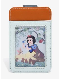 Loungefly Disney Snow White And The Seven Dwarfs Group Portrait Floral Cardholder - BoxLunch Exclusive -BoxLunch Shop 16051793 av1