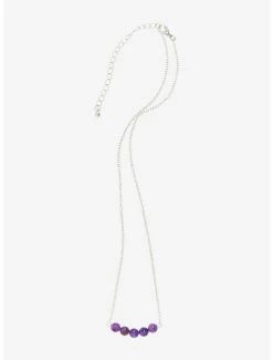 Sloth Amethyst Fidget Necklace - BoxLunch Exclusive -BoxLunch Shop 16083619 av1