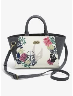Star Wars The Mandalorian Boba Fett & Mando Floral Handbag - BoxLunch Exclusive