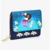 Boxlunch Loungefly Disney The Hunchback Of Notre Dame Esmeralda & Djali Floral Zip Wallet -BoxLunch Shop 16334652 hi