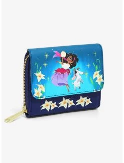 Boxlunch Loungefly Disney The Hunchback Of Notre Dame Esmeralda & Djali Floral Zip Wallet