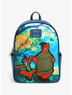 Boxlunch Loungefly Disney Robin Hood Robin & Little John Mini Backpack