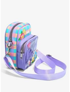 Nintendo Kirby Checkered Floral Pin Collector Crossbody Bag - BoxLunch Exclusive -BoxLunch Shop 16562714 av1