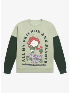 DC Comics Batman Poison Ivy Chibi Plant Friends Crewneck - BoxLunch Exclusive