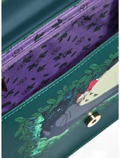 Our Universe Studio Ghibli My Neighbor Totoro Forest Leaves & Flowers Handbag - BoxLunch Exclusive -BoxLunch Shop 16621879 av4