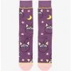 Sailor Moon Luna Allover Print Crew Socks - BoxLunch Exclusive -BoxLunch Shop 16633851 hi