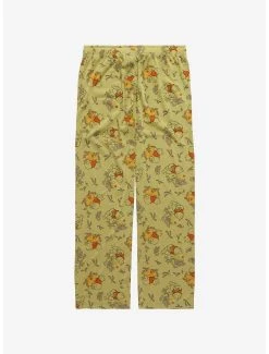 Disney Winnie The Pooh & Piglet Forest Allover Print Sleep Pants - BoxLunch Exclusive -BoxLunch Shop 16745898 av1