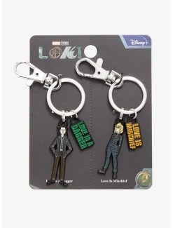 Marvel Loki & Sylvie Love Is Mischief Keychain Set - BoxLunch Exclusive -BoxLunch Shop 16792637 av1