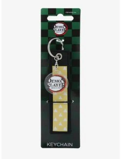 Demon Slayer: Kimetsu No Yaiba Zenitsu & Inosuke Patterns Fabric Keychain - BoxLunch Exclusive -BoxLunch Shop 16836090 av2