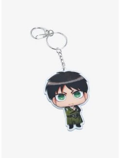 Attack On Titan Chibi Eren Acrylic Keychain - BoxLunch Exclusive
