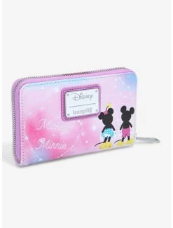 Loungefly Disney Minnie & Mickey Mouse Constellation Small Zip Wallet - BoxLunch Exclusive -BoxLunch Shop 16896845 av1