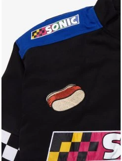 Sonic The Hedgehog Checkered Racing Jacket - BoxLunch Exclusive -BoxLunch Shop 16908411 av3
