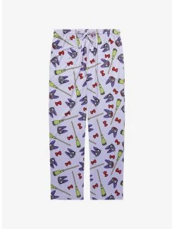 Studio Ghibli Kiki's Delivery Service Jiji & Icons Allover Print Sleep Pants - BoxLunch Exclusive
