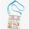 Loungefly Disney Winnie The Pooh Piglet & Pooh With Balloons Sketch Crossbody Bag - BoxLunch Exclusive -BoxLunch Shop 16966373 hi