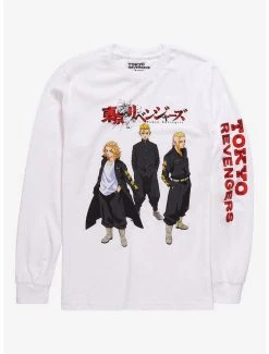 Tokyo Revengers Trio Portrait Long Sleeve T-Shirt - BoxLunch Exclusive